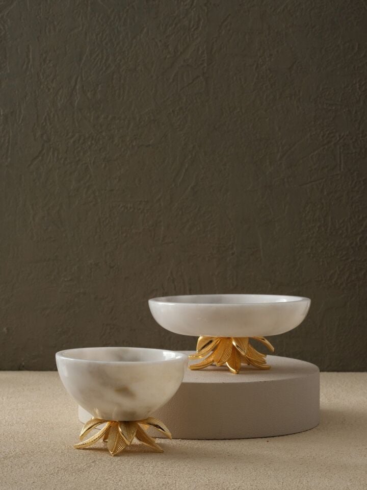 Lotus Mermer Çanak