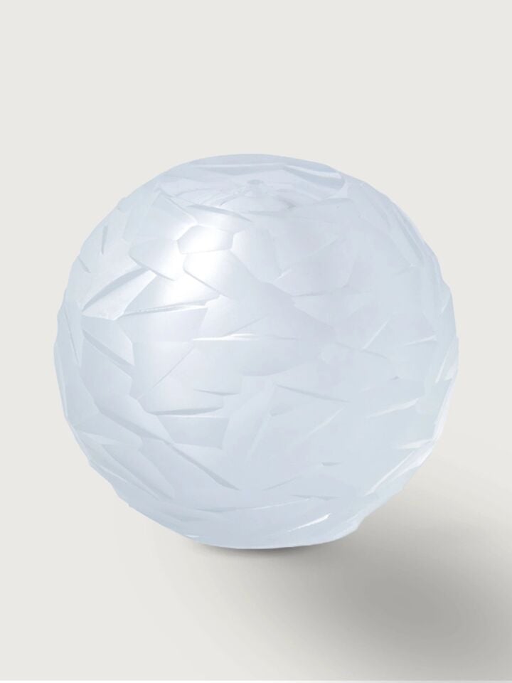 Taş Dekorlu Murano Renkli Küre Cam Dekor